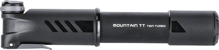 Topeak Mountain TT Twin Turbo Mini Pump: Black