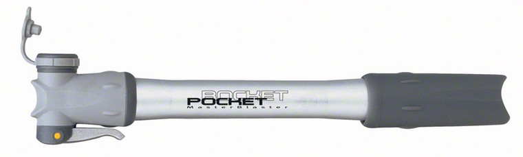 Topeak Master Blaster Pocket Rocket Frame Pump: Silver/Black