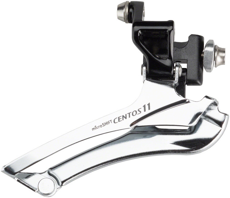 microSHIFT Centos Front Derailleur 11-Speed Double, Braze-On, Shimano Compatible