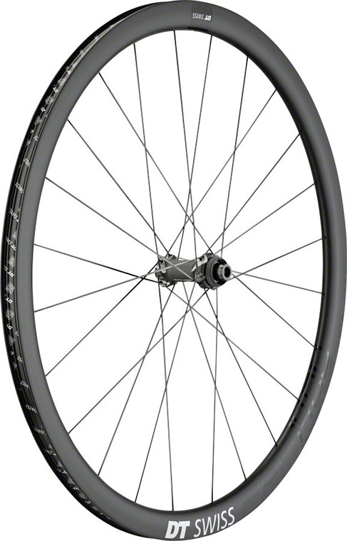 DT Swiss PRC 1400 Spline Front Wheel - 700 12/15x100mm 6-Bolt /Center-Lock Black