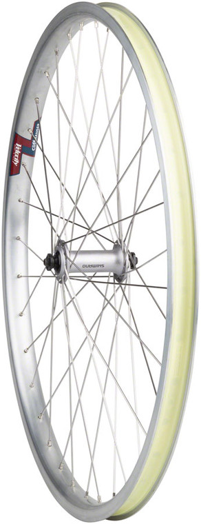 Quality Wheels Value HD Series Front Wheel - 26", QR x 100mm, Rim Brake, Silver, Clincher