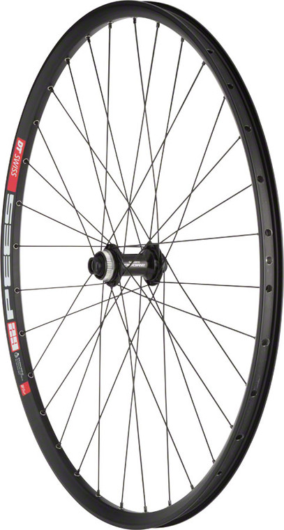 Quality Wheels Deore M610/DT 533d Front Wheel - 26", 15 x 100mm, Center-Lock, Black