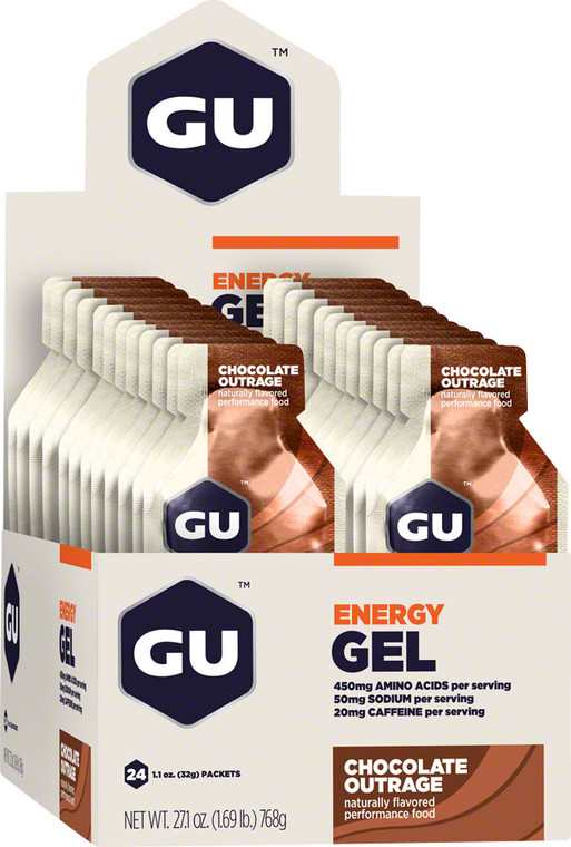 GU Energy Gel: Chocolate, Box of 24