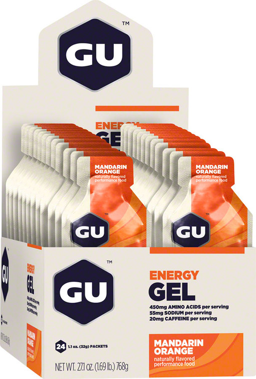GU Energy Gel: Mandarin Orange, Box of 24