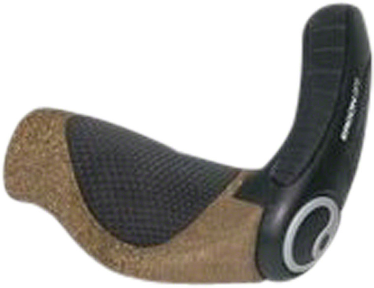 Ergon GP3 BioKork Grips - Large, Black/Cork, Rohloff/Nexus, Lock-On
