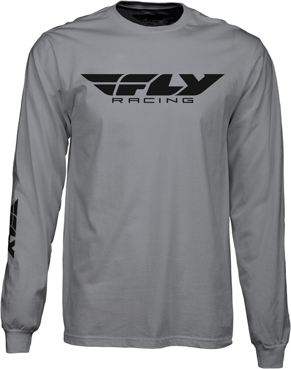 Fly Racing Corporate Long Sleeve Tee | Grey