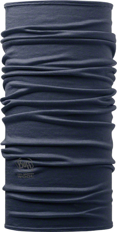 Buff Lightweight Merino Wool Multifunctional Headwear - Denim, One Size