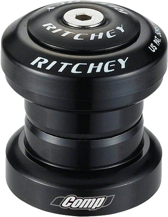 Ritchey Comp Logic 1-1/8 Threadless Headset: EC34/28.6 EC34/30, Black