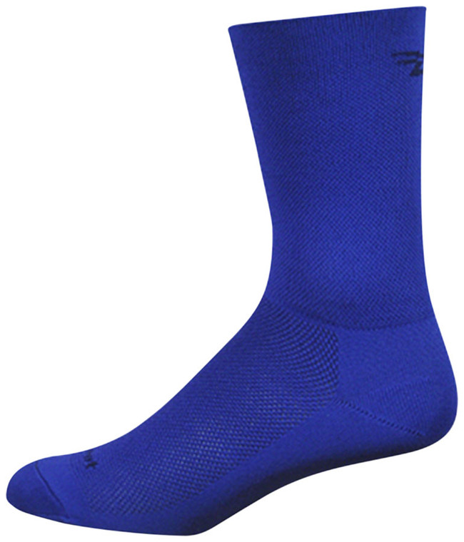 DeFeet Aireator D-Logo Double Cuff Socks | 6 inch | Light Navy