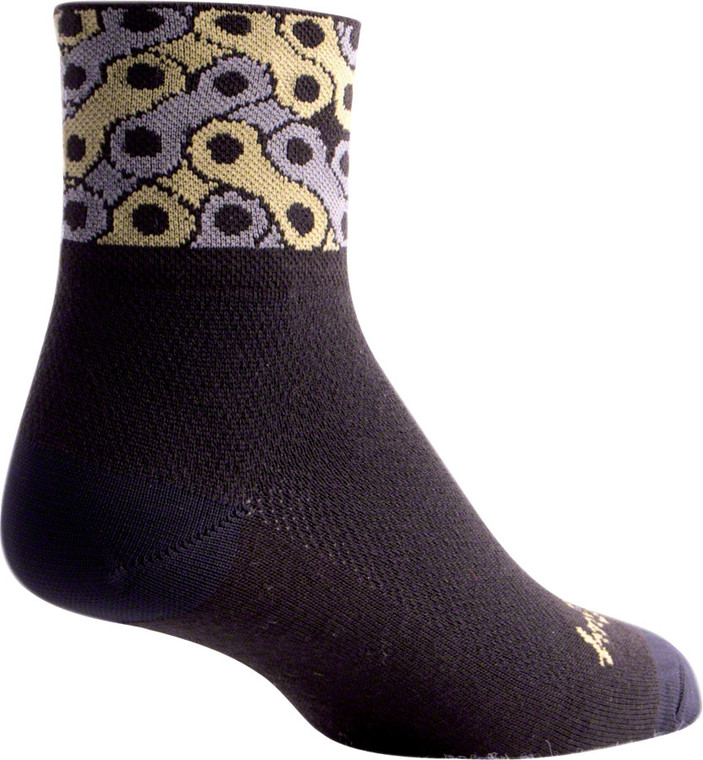 SockGuy Classic Links Socks | 3 inch | Black