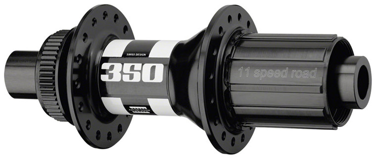 DT Swiss 350 Rear Hub - 12 x 142mm, Center-Lock, HG 11 Road, Black, 28H, 18pt