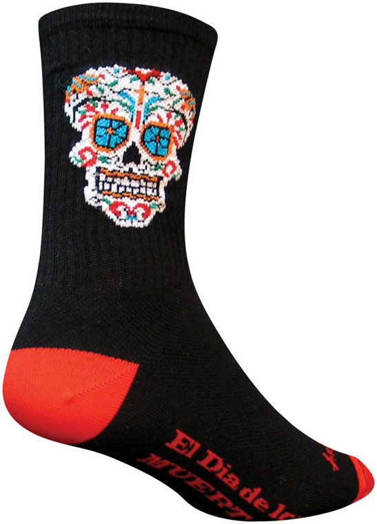 SockGuy El Dia Crew Socks | 6 inch | Black