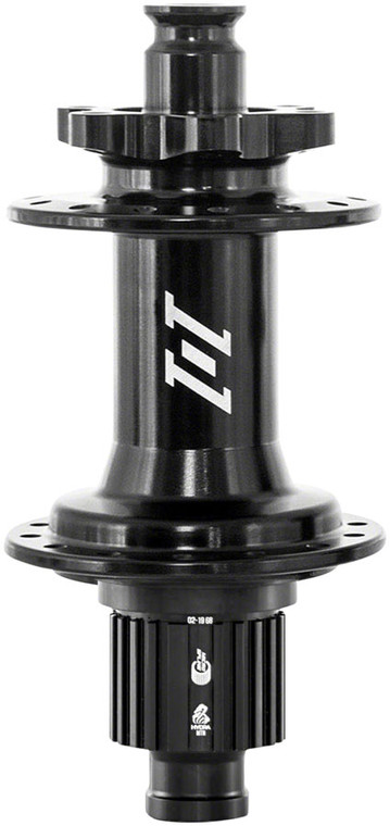 Industry Nine 101 Classic Rear Hub - 12 x 148mm, 6-Bolt, Micro Spline, Black, 28H