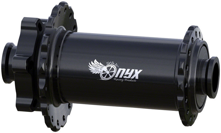 Onyx Vesper Front Hub - 15 x 110mm, 6-Bolt, Black, 28H