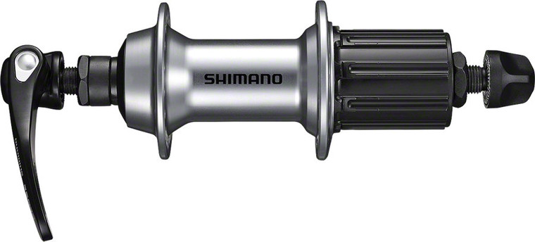 Shimano FH-RS400 Rear Hub - QR x 130mm, Rim Brake, HG 11 Road, Silver, 36H