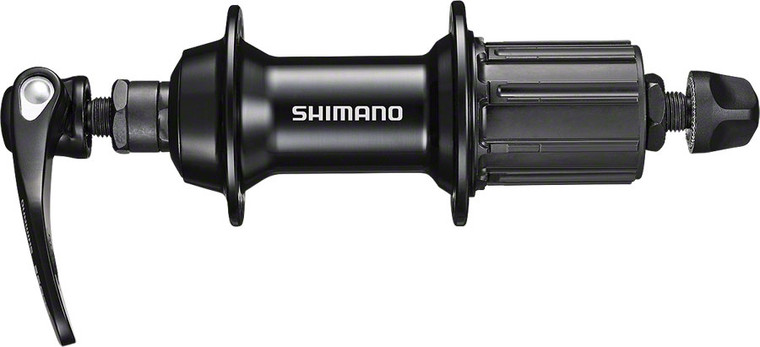 Shimano FH-RS400 Rear Hub - QR x 130mm, Rim Brake, HG 11 Road, Black, 32H