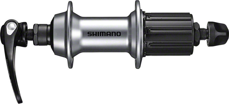 Shimano FH-RS400 Rear Hub - QR x 130mm, Rim Brake, HG 11 Road, Silver, 32H