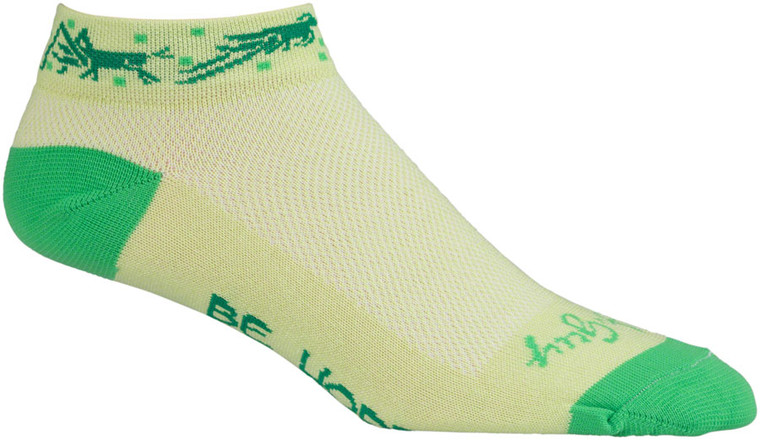 SockGuy Women's Classic Hopper Low Socks | 1 inch | Green