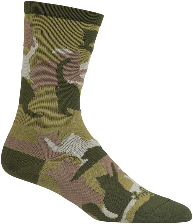 SockGuy Catmo Crew Socks | 5 inch | Green