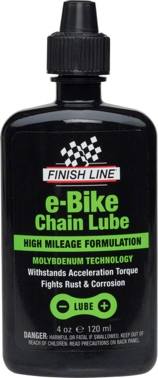 Finish Line eBike Bike Chain Lube - 4 fl oz, Drip