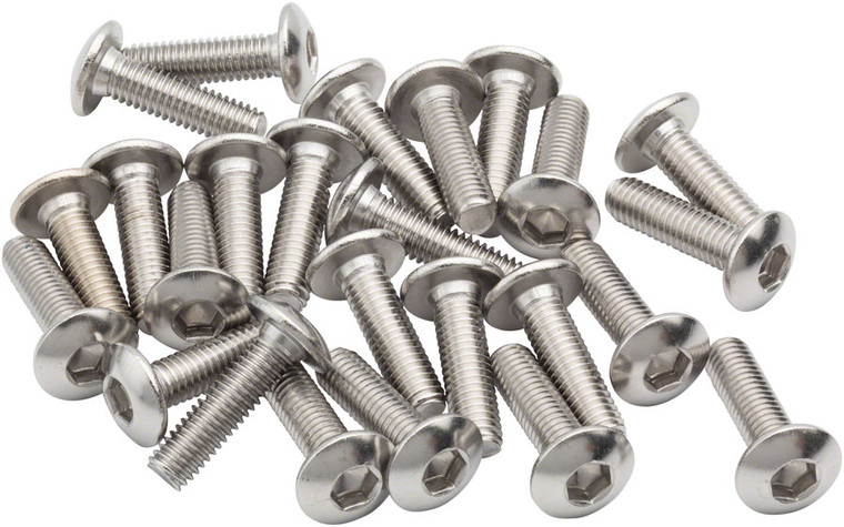 BikeFit Cleat Screws - Look, 18mm, 25-Pack