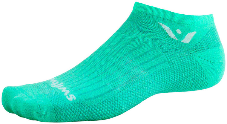 Swiftwick Aspire Zero Socks | No Show | Agave Green