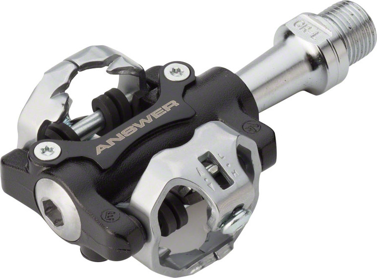 Answer BMX Power Booster Jr. Pedals - Dual Sided Clipless Aluminum 9/16" Black