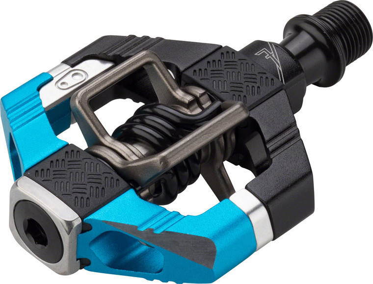 Crank Brothers Candy 7 Pedals - Dual Sided Clipless, Aluminum, 9/16", Electric Blue/Black