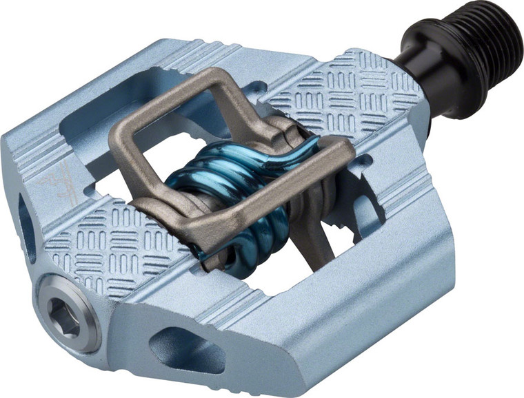 Crank Brothers Candy 3 Pedals - Dual Sided Clipless, Aluminum, 9/16", Slate Blue