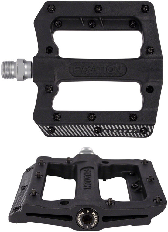 Fyxation Mesa MP Subzero Pedals - Platform, Composite/Plastic, 9/16", Black