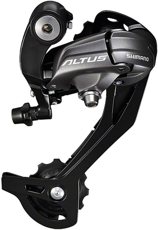 Shimano Altus RD-M370-SGS Rear Derailleur - 9 Speed, Long Cage, Black