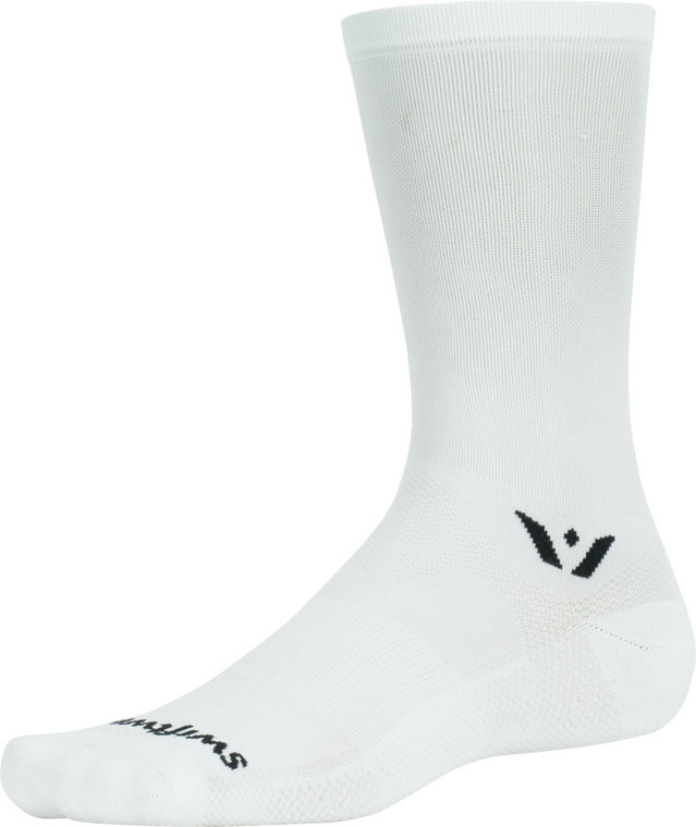 Swiftwick Aspire Seven Socks | 7 inch | White