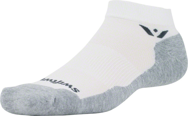 Swiftwick Maxus One Socks | 1 inch | White