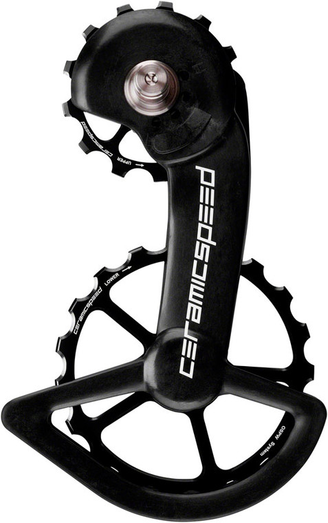 CeramicSpeed Shimano 9100/9150 Oversized Pulley Wheel System: Coated, Alloy Pulley, Carbon Cage, Black CeramicSpeed Shimano 9100/9150 Oversized Pulley Wheel System: Coated, Alloy Pulley, Carbon Cage, Black