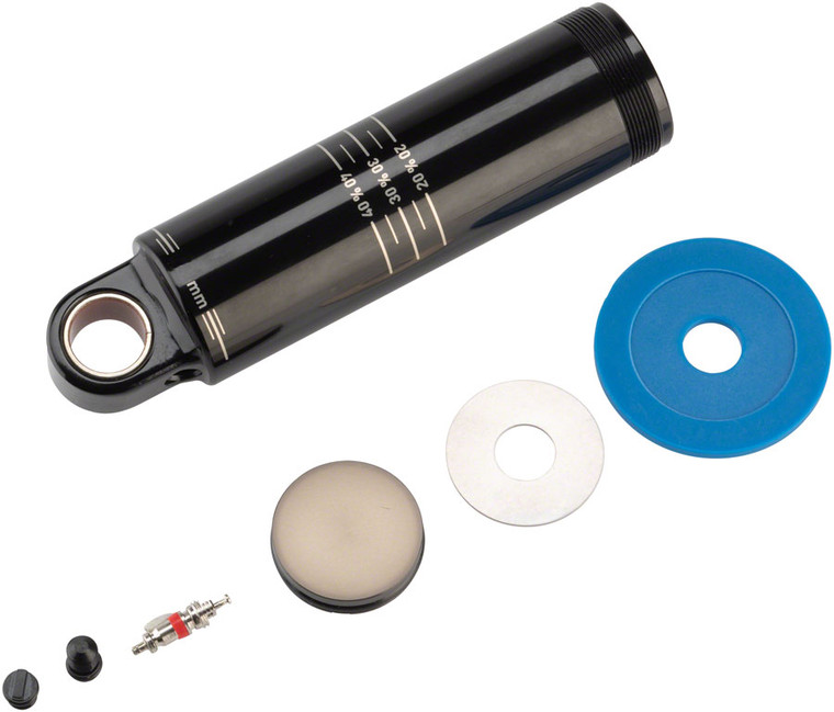 RockShox Damper Body/IFP - Standard Eyelet, 62.5mm stroke (65mm plus 2.5mm Travel Spacer), Deluxe (A1), Super Deluxe (A1), Fast Black