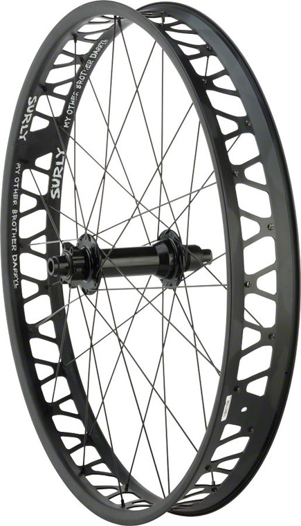 Quality Wheels Formula/Other Brother Darryl Rear Rear Wheel - 26" Fat, 12 x 197mm, 6-Bolt, XD, Black