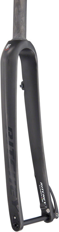 Ritchey WCS Carbon Gravel Fork - 1-1/8", 47mm Rake, QR12, Flat Mount, 2020 Model, Matte Carbon