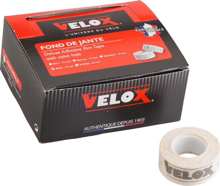 Velox 19mm Rim Tape, Box of 10 Rolls