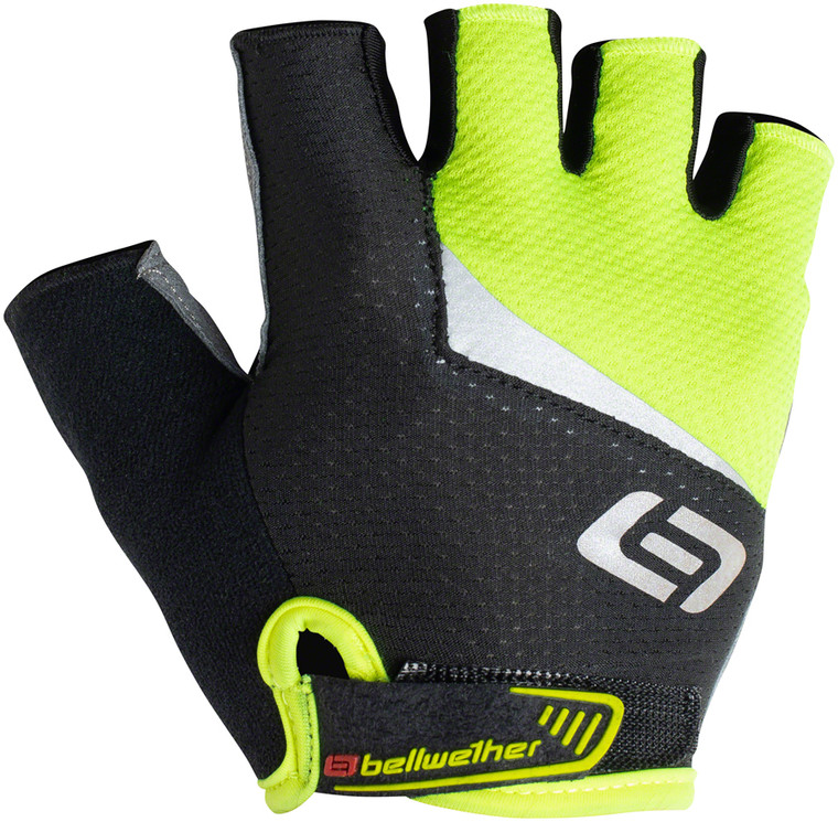 Bellwether Ergo Gel Fingerless Gloves | Hi-Vis Yellow