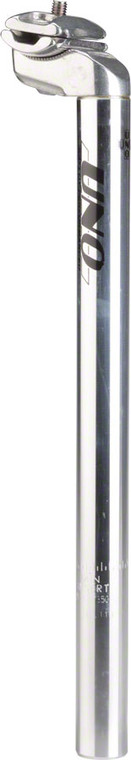 Kalloy Uno 602 Seatpost, 26.4 x 350mm, Silver