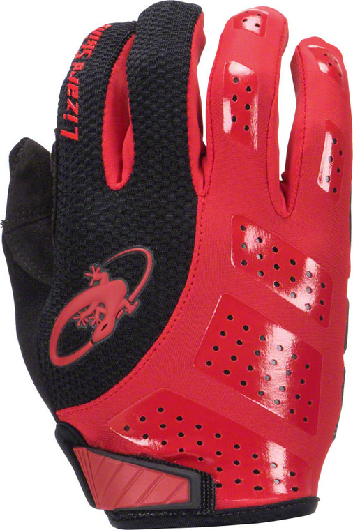 Lizard Skins Monitor SL Gel Full Finger Gloves | Red/Black