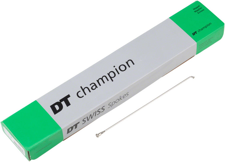 DT Swiss Champion Spoke: 2.0mm, 272mm, J-bend, Silver, Box of 100