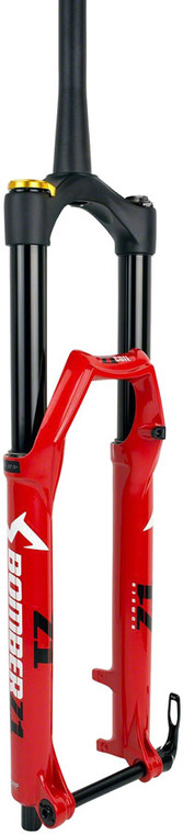 Marzocchi Bomber Z1 Coil Suspension Fork: 27.5", 180mm, Grip Damper, 15 x 110mm, 44mm Offset, Gloss Red