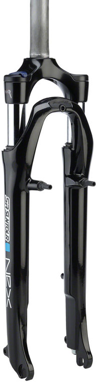 SR Suntour NEX Suspension Fork: 700c, 1-1/8" Threadless Steerer, 63mm Travel, Linear Pull, Black