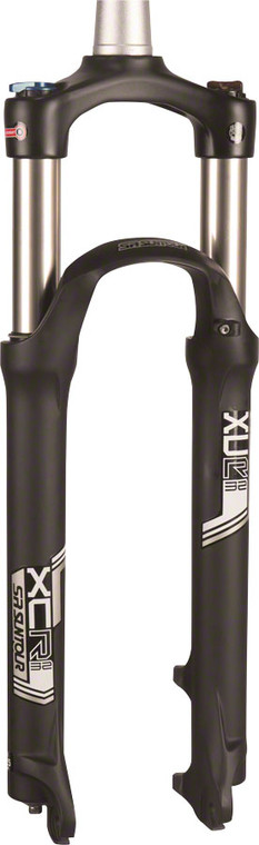 SR Suntour XCR Air LO-R Suspension Fork: 27.5", 1-1/8" Threadless Steerer, 100mm Travel, 100x9mm, Disc, Black