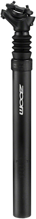 Zoom 12mm Offset Suspension Seatpost - 27.2 x 355mm, Anodized Black