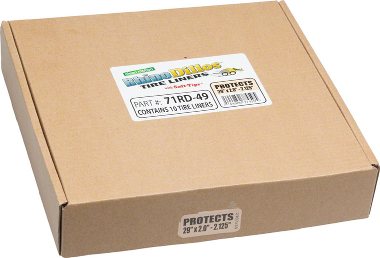 Rhinodillos Tire Liner: 29 x 2.0-2.125, Packaged in Bulk Box of 10