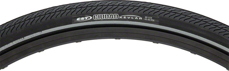 CST Ciudad Tire - 26 x 1.5, Clincher, Wire, Black, Aramid Puncture Protection