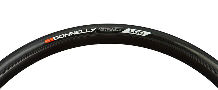 Donnelly Sports Strada LGG Tire - 700 x 25, Clincher, Folding, Black, 120tpi