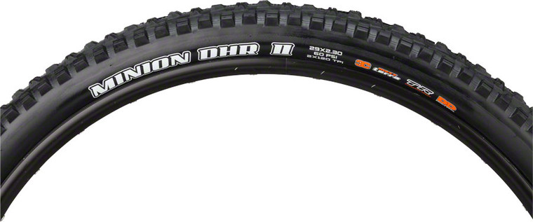 Maxxis Minion DHR II Tire - 29x2.3, Tubeless, Folding, Black, 3C Maxx Terra, DD